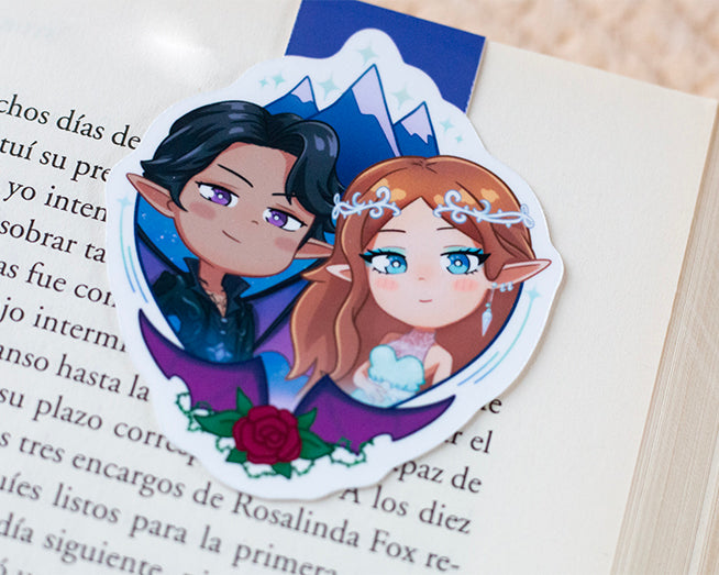 Marcapáginas magnético Rhysand & Feyre - Acotar.
