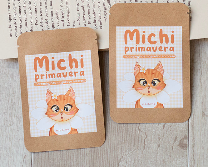 Marcapáginas magnéticos sorpresa MichiPrimavera
