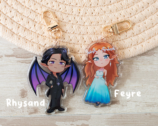 Llavero Rhysand & Feyre - Acotar