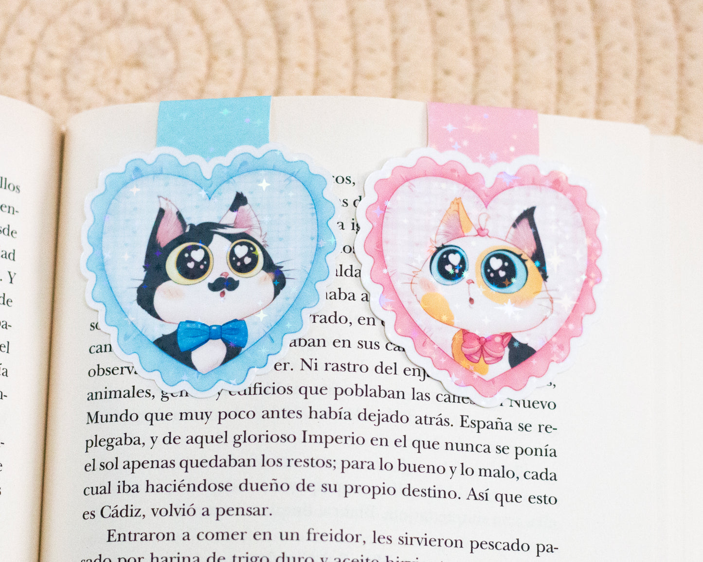 Marcapáginas Magnético Valentina y Valentino