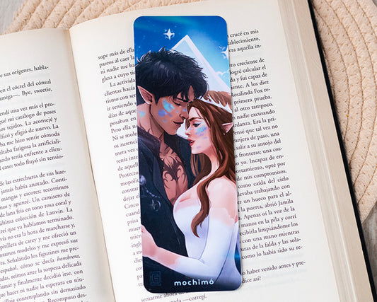 Marcapáginas de papel Rhysand y Feyre