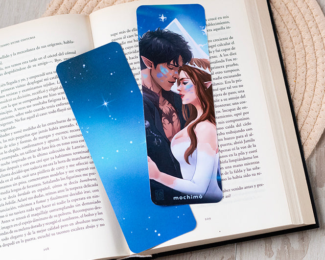 Marcapáginas de papel Rhysand y Feyre