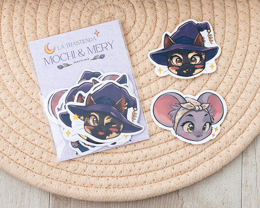 Pack de pegatinas Mochi & Mery