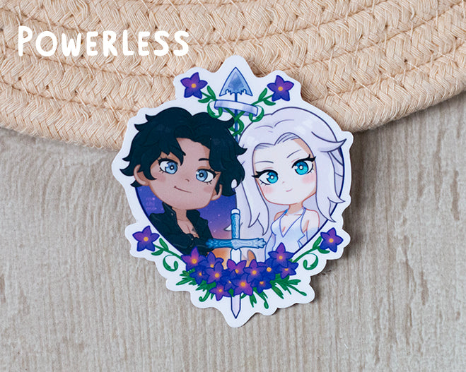 Pegatinas parejas literarias