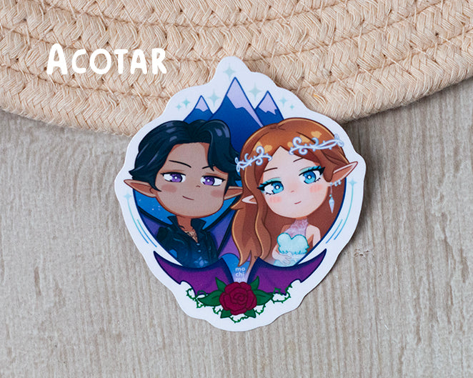 Pegatinas parejas literarias