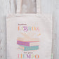 Totebag Tantos libros tan poco tiempo